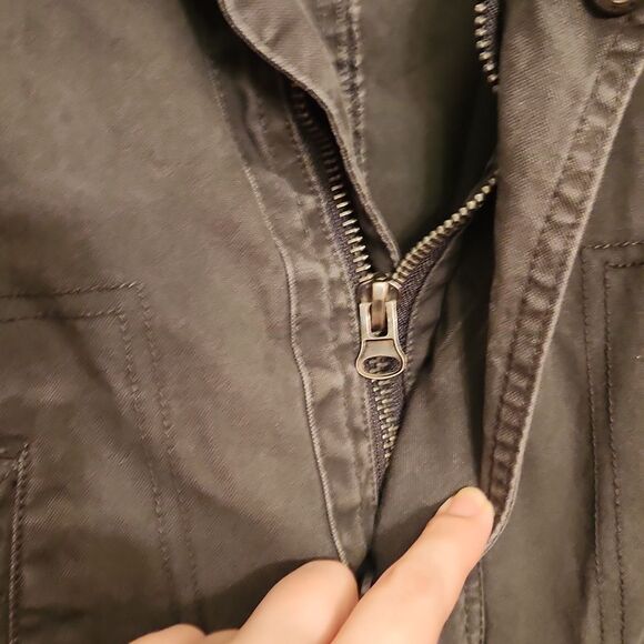 Converse One Star Women's Dark Green Military Style Jacket Size S - Picture 3 of 9